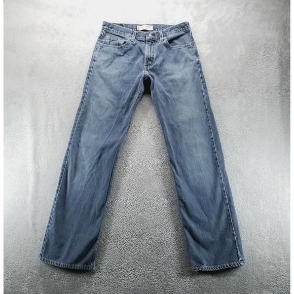 Levis 529 Jeans Mens 32x34 Blue Low Rise Straight Dark Wash Skate Baggy - Picture 1 of 12